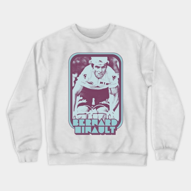 Bernard Hinault // Retro Cycling Fan Art Design Crewneck Sweatshirt by DankFutura